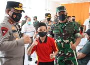 Duet Pangdam I/BB dan Kapoldasu Akselerasikan Vaksinasi Lansia dan Anak di Nias