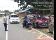 Polsek Bunut Bersama Koramil 03 Bunut Mengajak Masyarakat Sadar Vaksinasi