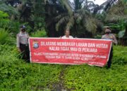Cegah Kebakaran Hutan Polsek Bandar Sei Kijang Patroli KARHUTLA di Wilayahnya