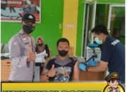 Jajaran Polsek Pangkalan Lesung Laksanakan Vaksin Dosis III (Boster)