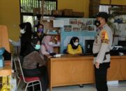 Polsek Teluk Meranti Laksanakan Pengawalan dan Pengamanan Vaksinasi di Wilayahnya