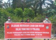 Cegah KARHUTLA Polsek Teluk Meranti Sampaikan Maklumat Kapolda ke Masyarakat