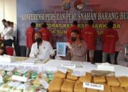 Polda Sumut Musnahkan Barang Bukti Narkoba Dan Gulung 959 Tersangka Narkoba Di Operasi Antik Toba 2022