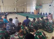 Satgas Pamtas RI-PNG YONIF 711/ Raksatama Ramaikan Peringatan ISRA MI’RAJ di Masjid Al-Hijrah Perbatasan.