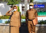 Plt.Walikota Pematangsiantar Pimpin Apel di Lingkungan Rumah Sakit Umum Daerah (RSUD) Djasamen Saragih.