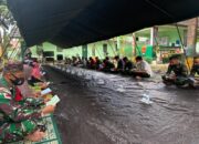 Satgas Pamtas RI-PNG YONIF 711/ Raksatama Gelar Yasinan Dan Do’a Bersama