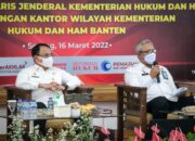 Sekjen Kemenkumham Beri Arahan Jajaran Kanwil Kemenkumham Banten