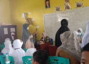 Vaksin tahap ke-2 SD S 016 Rantau Panjang kecamatan Salo ramai peminat