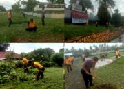 Kapolres Kepulauan Talaud Pimpin Kerja Bakti