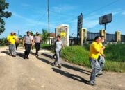 Polsek Pangkalan Lesung Gelar Olahraga Bersama Jaga Kebugaran