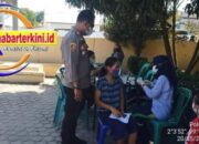 Polsek Bilah Hulu Terus Gencarkan Pelaksanaan Vaksin Covid 19 di Wilayah Aek Nabara