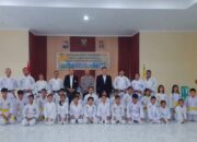 Dojo Lemkari Polres Kepulauan Talaud Gelar Ujian kenaikan Tingkat dan Penurunan KYU, diikuti oleh 30 Karateka.