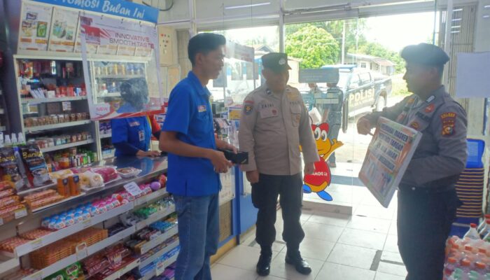 Polsek Bandar Sei Kijang Lakukan Operasi Yustisi Ingatkan Masyarakat Disiplin Prokes