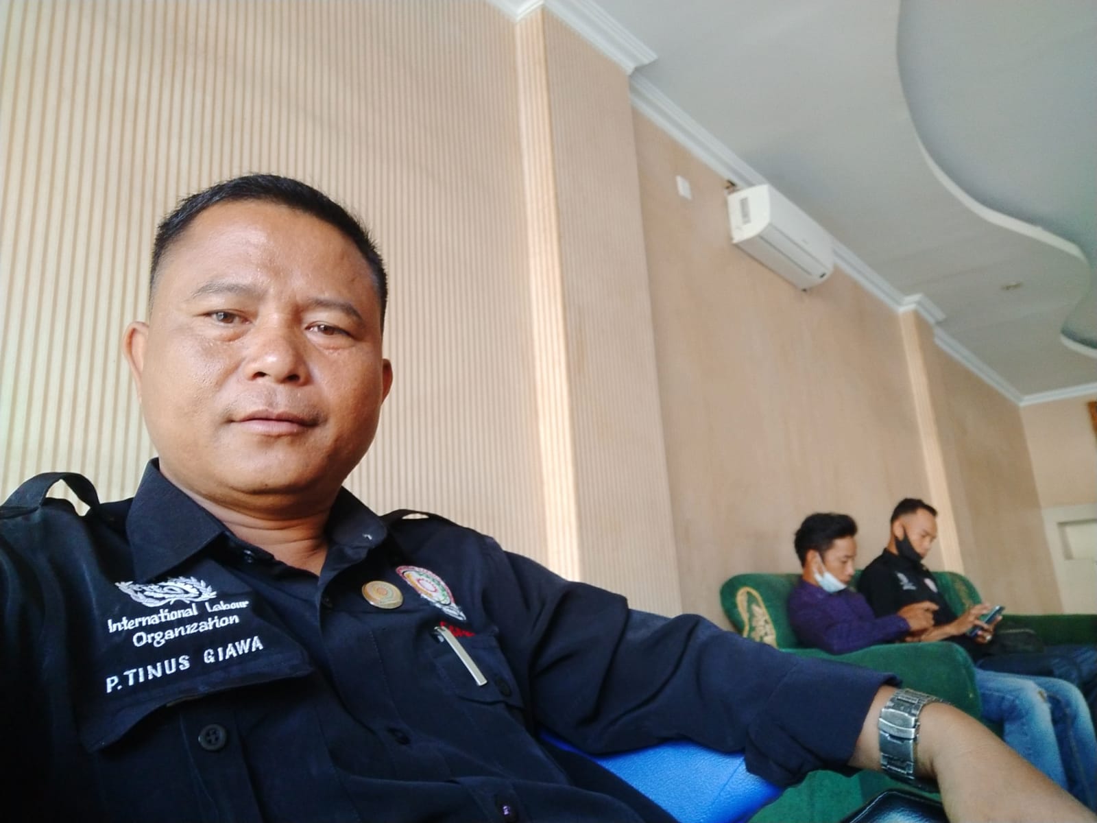 Politinus Giawa Ketua DPC FSPNI Kab. Pelalawan