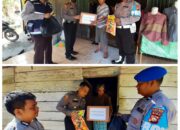 Kapolsek Singingi Lakukan Kegiatan Pemberian Bantuan Sembako Kepada Masyarakat Yang Kurang Mampu di Kecamatan Singingi