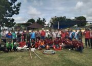 Persiapan Bencana Kebakaran Polsek Ukui Latihan Bersama PT. RAPP