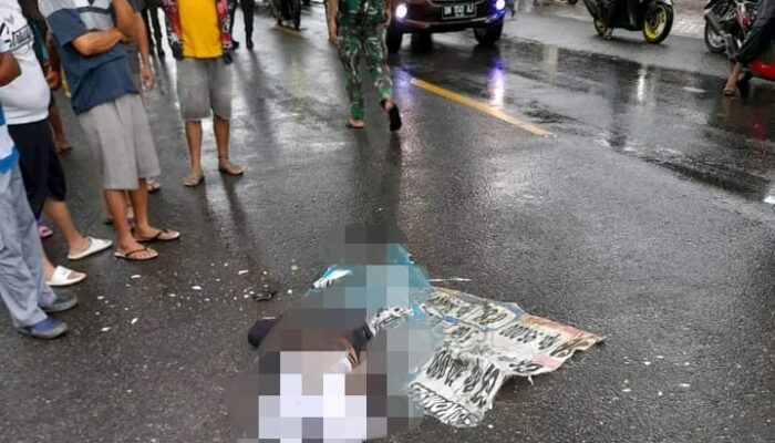 Kecelakaan Maut: Antara Sepeda Motor dan Mobil Box, Pengendara Sepeda Motor Tewas Di Tempat