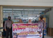 Polsek Bunut Rutin Sosialisasikan Saber Pungli