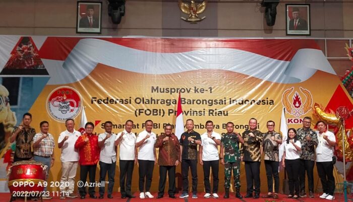 Laksanakan, Federasi Olahraga Barongsai Indonesia (FOBI) Riau Adakan Musprov Yang Ke- I