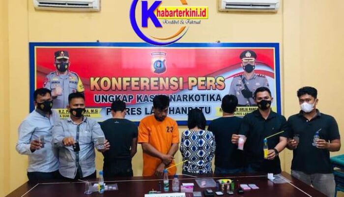 Tim Gabungan Polres Labuhanbatu Lakukan Grebek Kampung Narkoba Di Padang Bulan