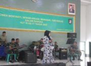 Memeriahkan HUT ke 77 Republik Indonesia,Yonif Raider 300/Bjw Adakan Lomba Menyanyi