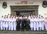 Pasukan Pengibar Bendera Pusaka (Paskibraka) Tingkat Provinsi Jabar Tahun 2022 Sore Tadi Dikukuhkan