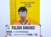 Polsek Singingi Ciduk Pelaku Perjudian Higgs Domino Memakai Chip.