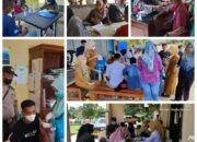 Tercapainya Herd Immunity Menyeluruh, Polres Kuansing bersama Stakeholder Terkait di Hari Libur Tetap Laksanakan Vaksinasi Covid 19.