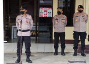 Kapolres Kuansing Pimpin Apel Pengamanan Pacu Jalur Tradisional Kabupaten Kuantan Singingi Tahun 2022