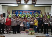 Memperingati Hari Lalu Lintas Bhayangkara ke-67, Satuan Lalu Lintas Polres Dumai Menggelar Kebaktian Bersama Polres Dumai