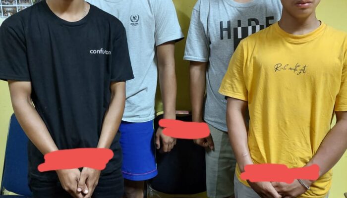 Penyalahgunaan Narboka, 4 Pemuda Diamankan SatResnarkoba Polres Kuansing
