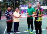 Dandim 1012/Buntok Meraih Juara Di Turnamen Tenis Lapangan Bupati Cup 2022