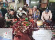 Berbuar, Koptu RH Tambunan Hadiri Kenduri Salah Satu Rumah Warga Binaan di Sungai Rumah