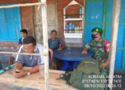 Jalin Hubungan Baik, Serda Rudi Hartono Laksanakan Komsos Bersama Warga Binaan di Desa Gambaran