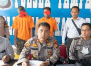 Polsek Tampan Tangkap Dua Orang Pelaku Spesialis Pencurian Bongkar Rumah dengan posting hasil curian di PJBO