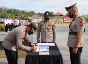 AKBP Pangucap Priyo Soegito, Jadi Irup Sertijab PJU Polres Rohul Serta Kapolsek Jajaran