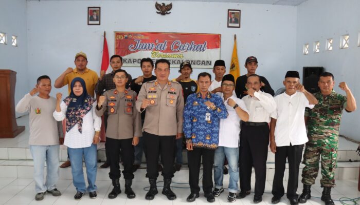 Jum’at Curhat, Kapolres Pekalongan Sampaikan Perlunya Sinergitas Semua Pihak Guna Ciptakan Kamtibmas