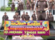 Kepala Kejaksaan Tinggu Riau Pimpin Upacara Dalam Rangka Hari Ulang Tahun PERSAJA Ke 72
