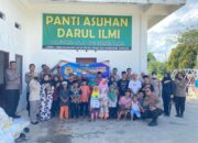 Polda Riau Melalui Biro SDM, JUMPE ROMANSA. Menyantuni Anak-Anak Yatim Panti Asuhan Darul Ilmi