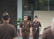 Kordinator Bidang Intelijen Kejaksaan Tinggi Riau Menjadi Penerima Apel Kerja Pagi