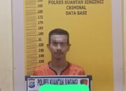 Komitmen Polres Kuansing Dalam Berantas Narkotika, Seorang Pria Warga Pangean Dibekuk Tim Mata Elang