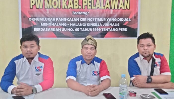 PW MOI Pelalawan Resmi Adukan Lurah Kerinci Timur ke APH