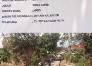 CV. Putra Pasir Putih Terindikasi Tidak Selesai Dalam Mengerjakan Rehab Pagar Sesuai Kontrak.