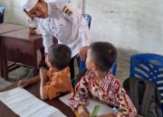 Kepala Desa Salo Ihfasni Arham, M.Ag Kunjungi SD Swasta 016 LPM Rantau Panjang Kecamatan Salo