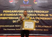 Kapolres Pelalawan Raih Predikat Kepatuhan Standar Pelayanan Publik Tertinggi Tahun 2023 dari Ombudsmen RI