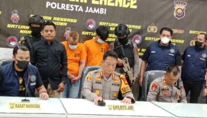 Polresta Berhasil Ungkap 52 Kilogram Sabu, Oknum Pegawai Lapas Jambi Terancam Hukuman Mati
