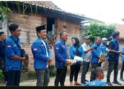 Partai Demokrat Prabumulih Kembali Bagikan 50 Karung Beras Ke Sungai Medang