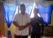 Silaturahmi Dua Insan Pers Disambut Baik Kepala Desa Meranti
