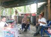 Bhabinkamtibmas Kunjungi Warung di Desa Beringin Indah, Pangkalan Kuras