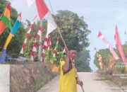 Warga RW.01/RT.01 Pasang Umbul-Umbul Sambut HUT RI ke-79